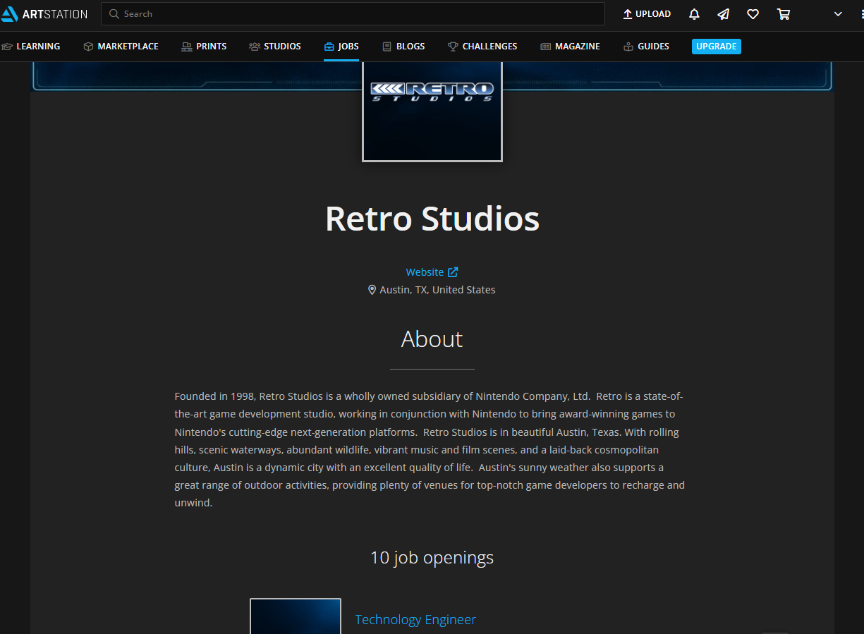 银河战士prime4|《银河战士Prime4》开发工作室大量招聘职位