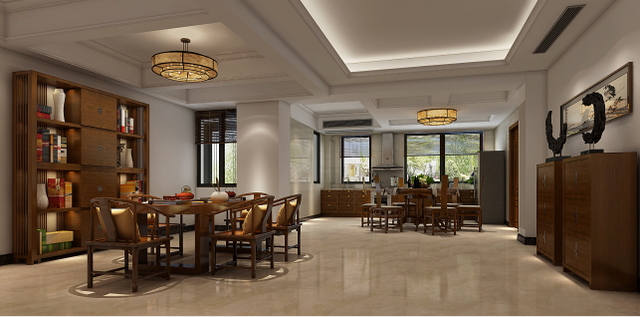 140平新中式四居室，让“家”变得自由自在