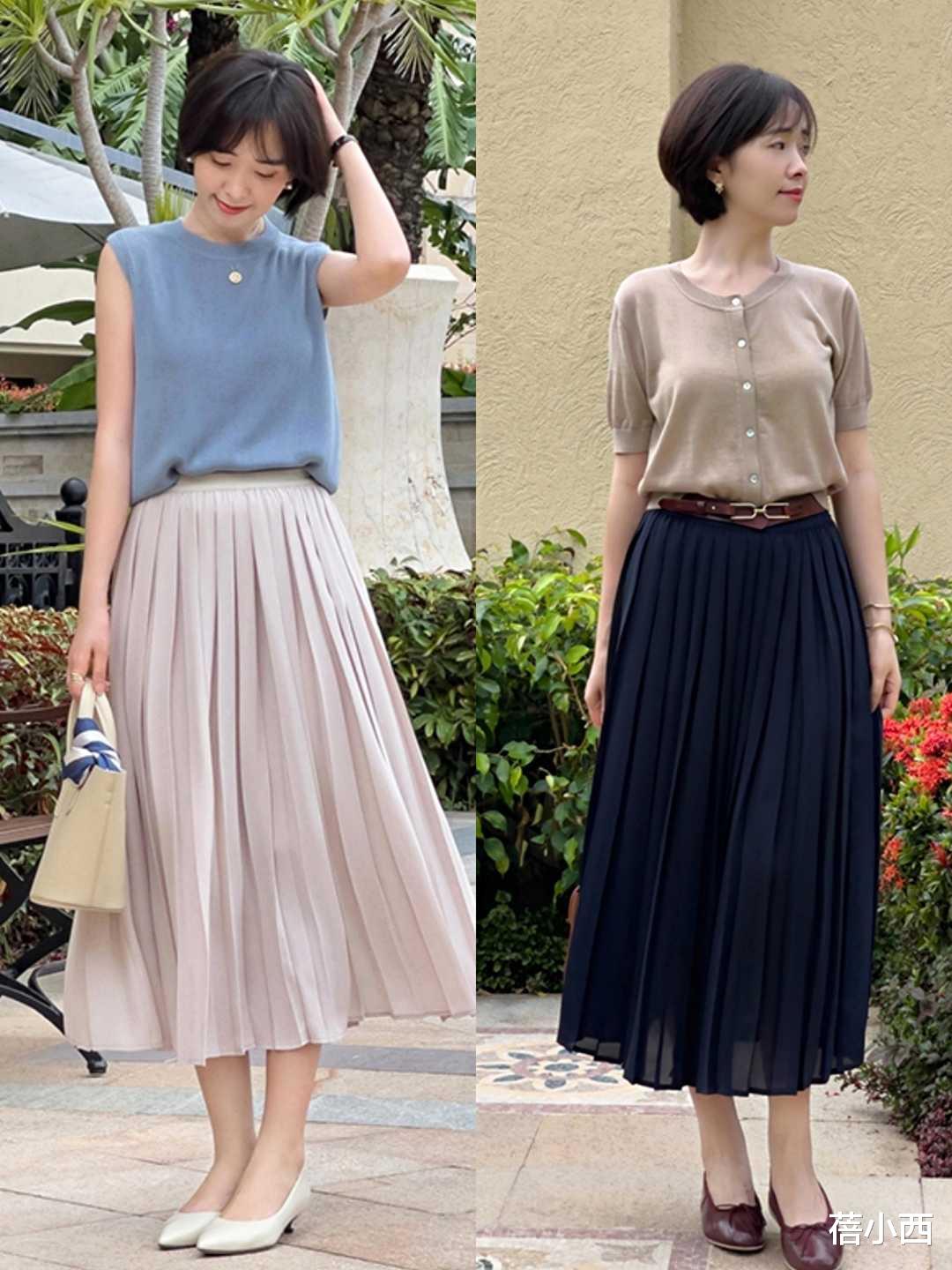 夏天别穿连衣裙了，这些短上衣也很洋气，小个子女生安排上！