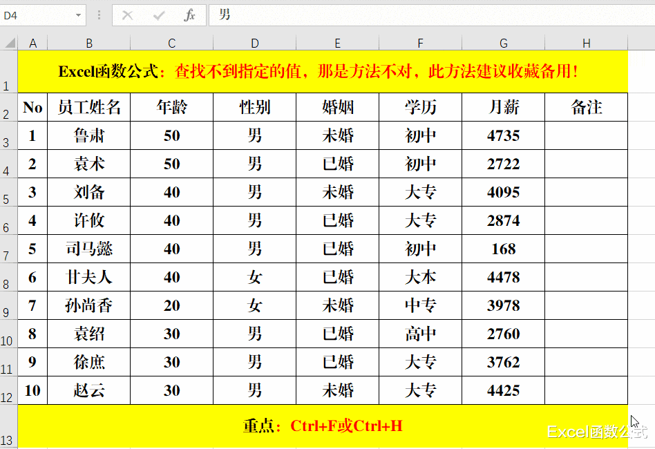 显示器|查找不到指定的值，那是方法不对，此方法建议收藏备用！