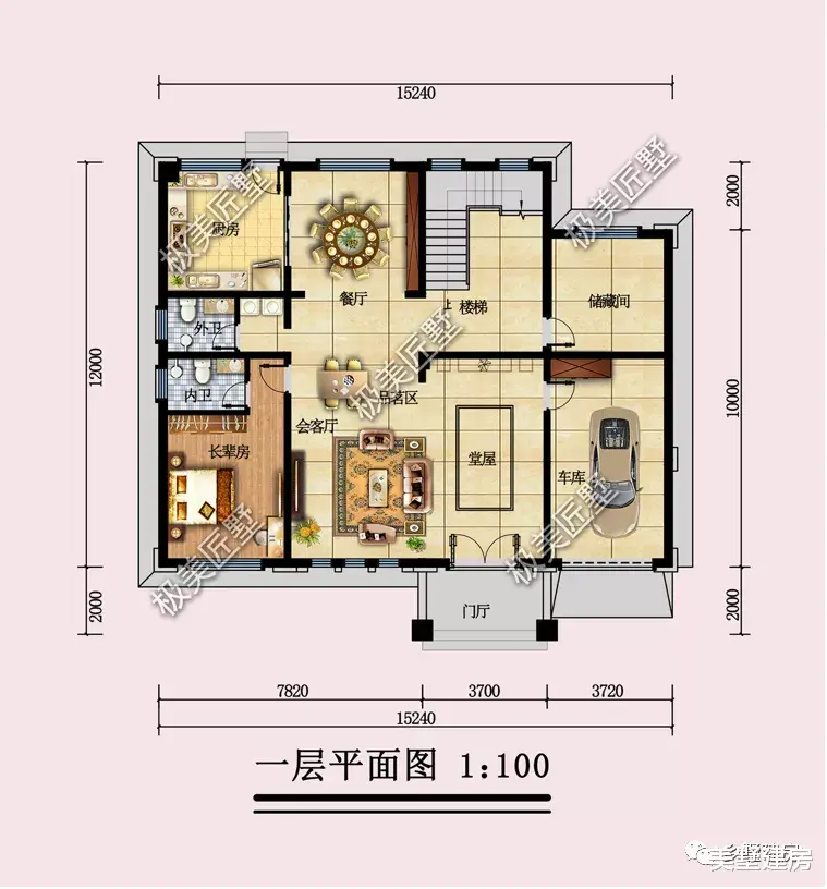 专为农村大家庭设计的别墅，露台车库应有尽有，一起来看看！