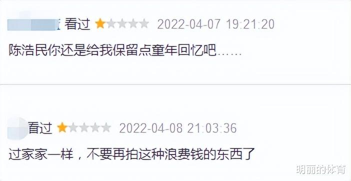 陈浩民|满屏一星，演了个啥吕洞宾？陈浩民，实在缺钱就找个班上吧