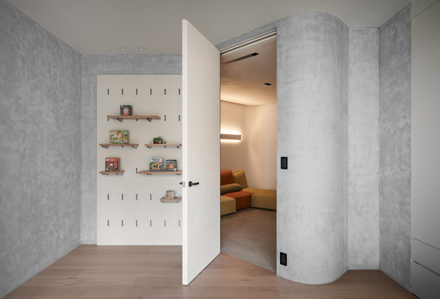 “去客厅化”的另一种设计,把客厅旋转45°后,简直不要太爽