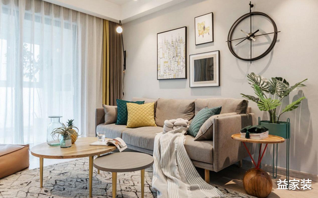 独居人士的120平北欧之家,玩转三居室超大格局,还有超宽敞书房