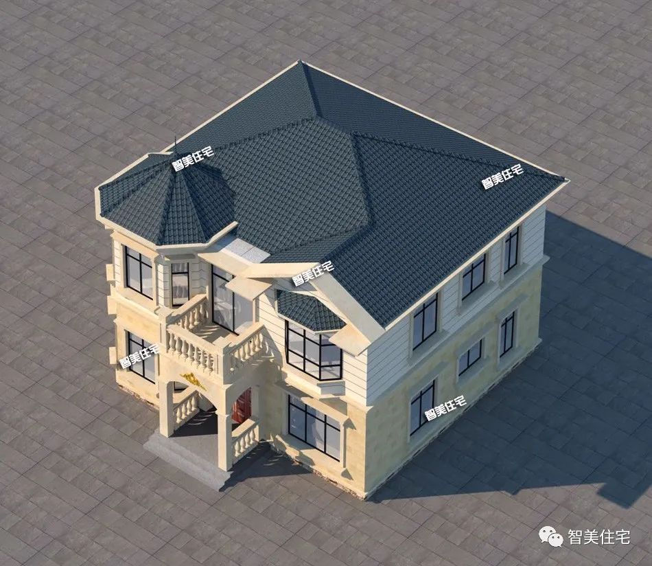 楼市|这栋小别墅,主体造价25万,造型好看都长在了我的审美上