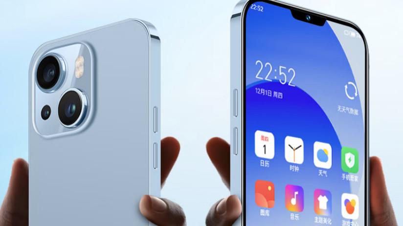 苹果|小黄蜂手机搭载魅族FIyme系统，外形酷似iPhone14