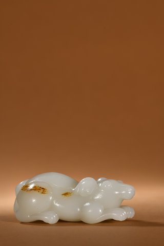 和田玉籽料|和田玉籽料旺财摆件