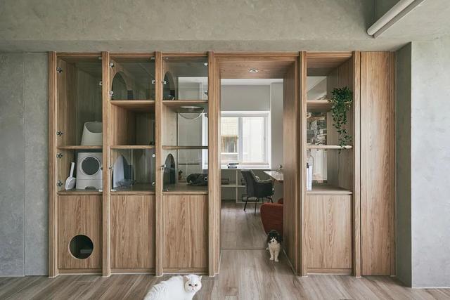 她家76㎡,一入户就把我迷住了,装修简约治愈,处处流露着高级感