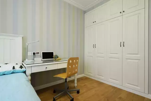 我家130平新房,配色清新亮丽,卧室好看到爆,邻居纷纷上门取经