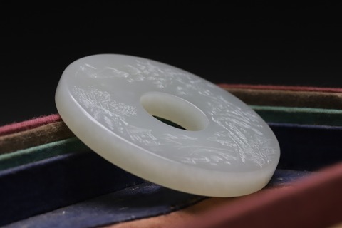 和田玉籽料|回流 舊藏和田玉籽料“鹿柴诗文珮”