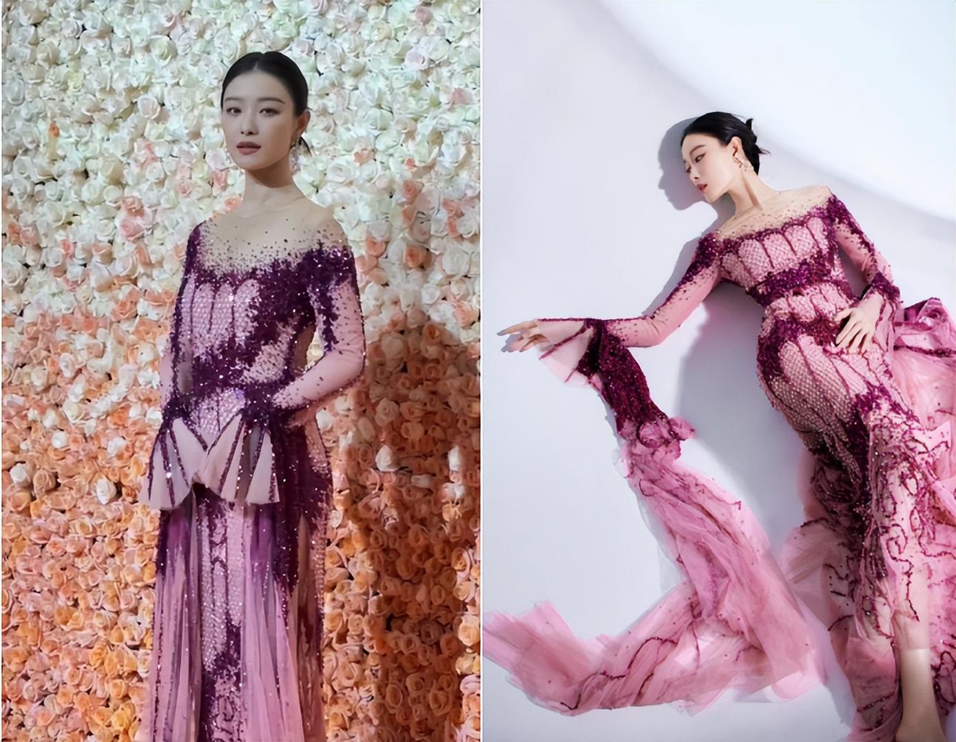 骆达华|倪妮品牌活动现场险摔倒!孙怡穿吊带玩性感,孙芮打扮最大胆霸气