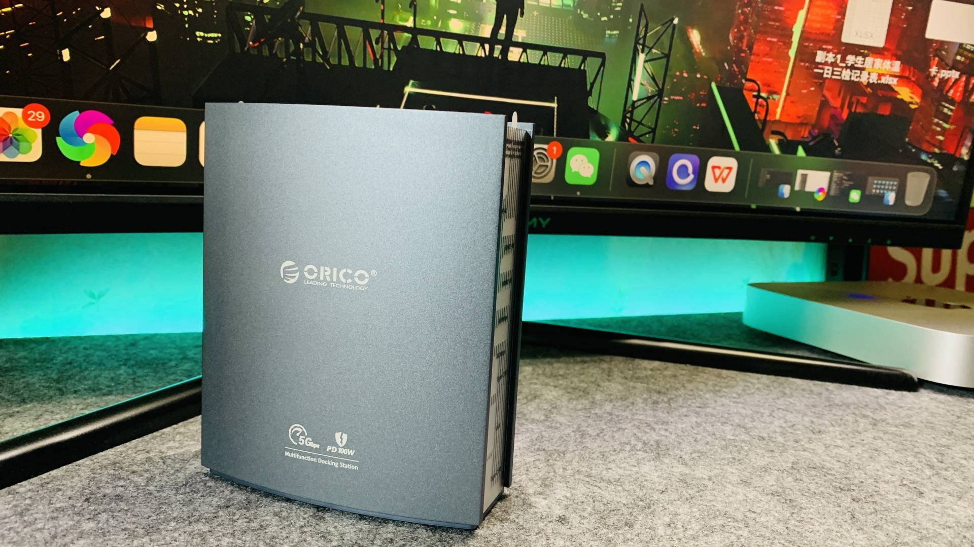 英特尔|Mac mini M1多屏拓展的“小救星”—ORICO奥睿科15合1拓展坞