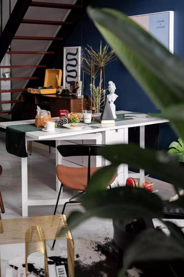 45㎡loft，简约北欧风，挑高的客厅加上悬空飘窗，太赞了