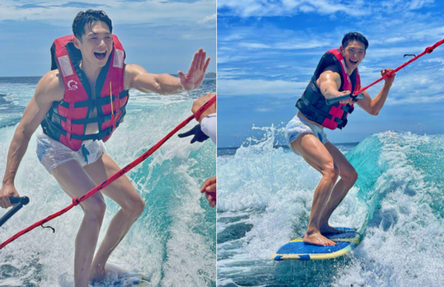 吴尊|明星健身教练!刘畊宏胸肌发达,张蓝心一双超模腿,吴尊八块腹肌