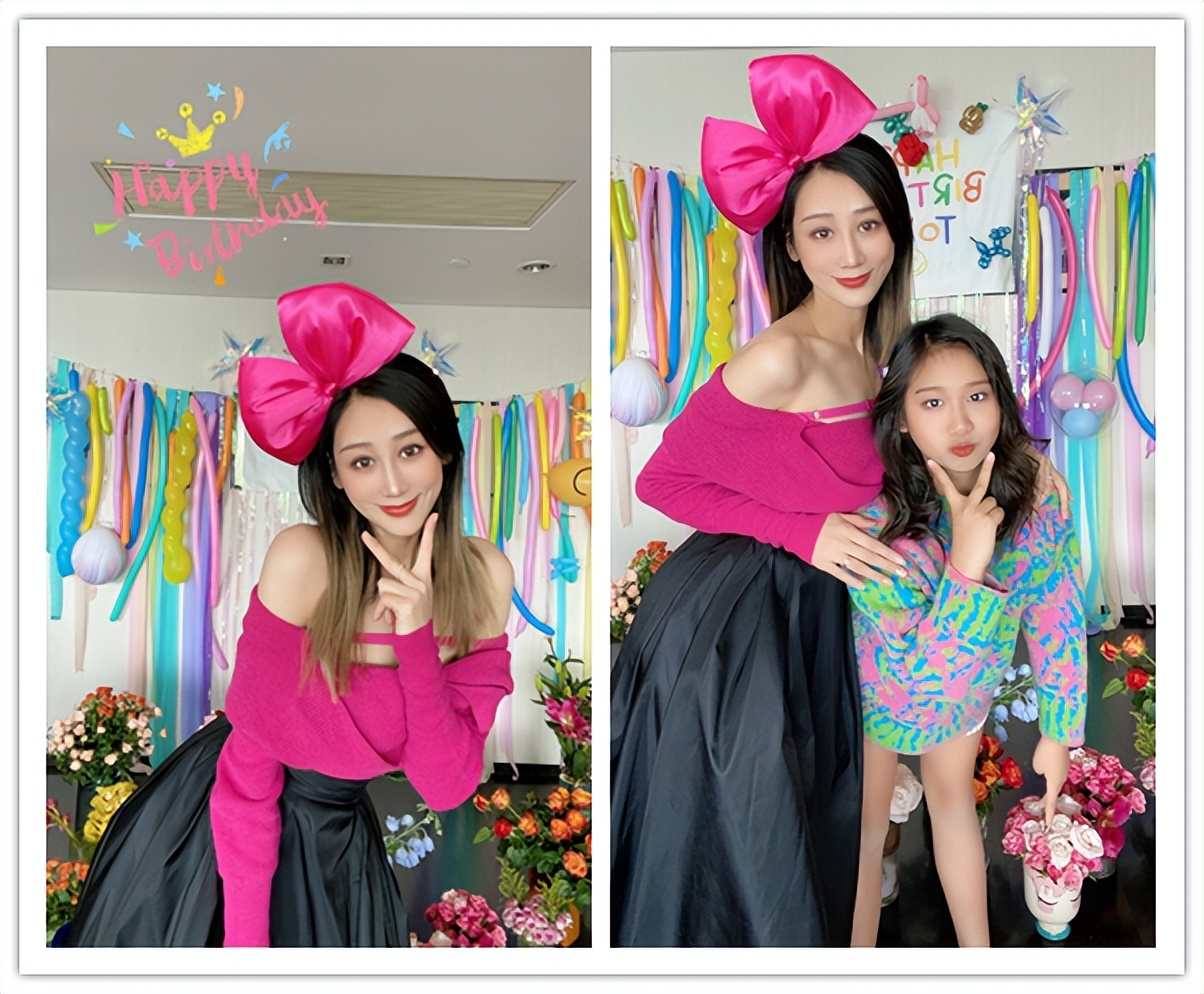 不要小看粉色服装,陈浩民老婆穿粉色的服装,不像四个孩子的妈