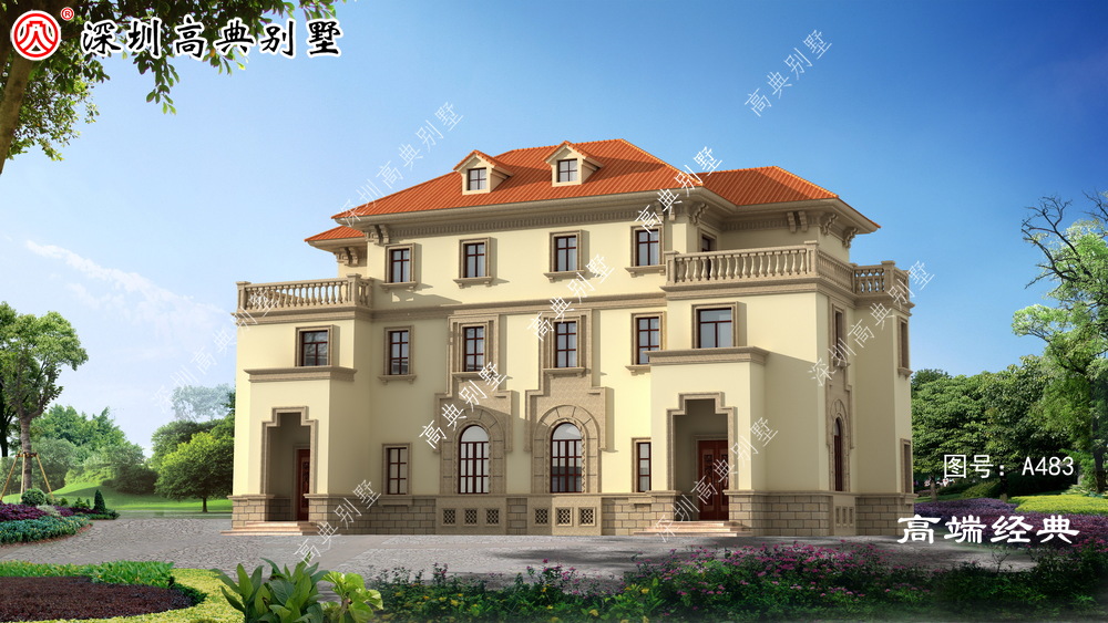 兄弟建房，双拼三层别墅，让建筑更为夺目