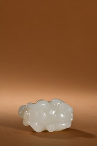 和田玉籽料|和田玉籽料貔貅把件