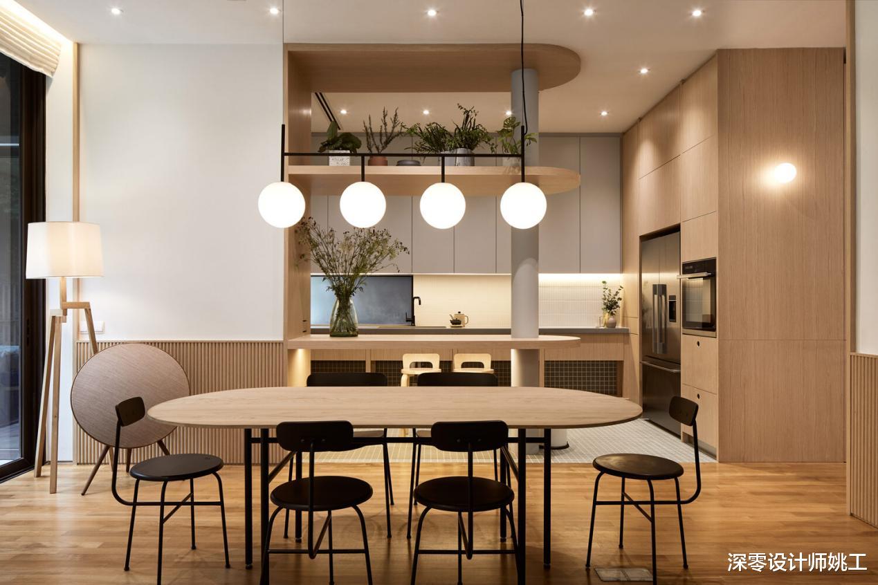 113㎡现代复式,四周被绿植环绕,沉浸于原木风中,轻松自在