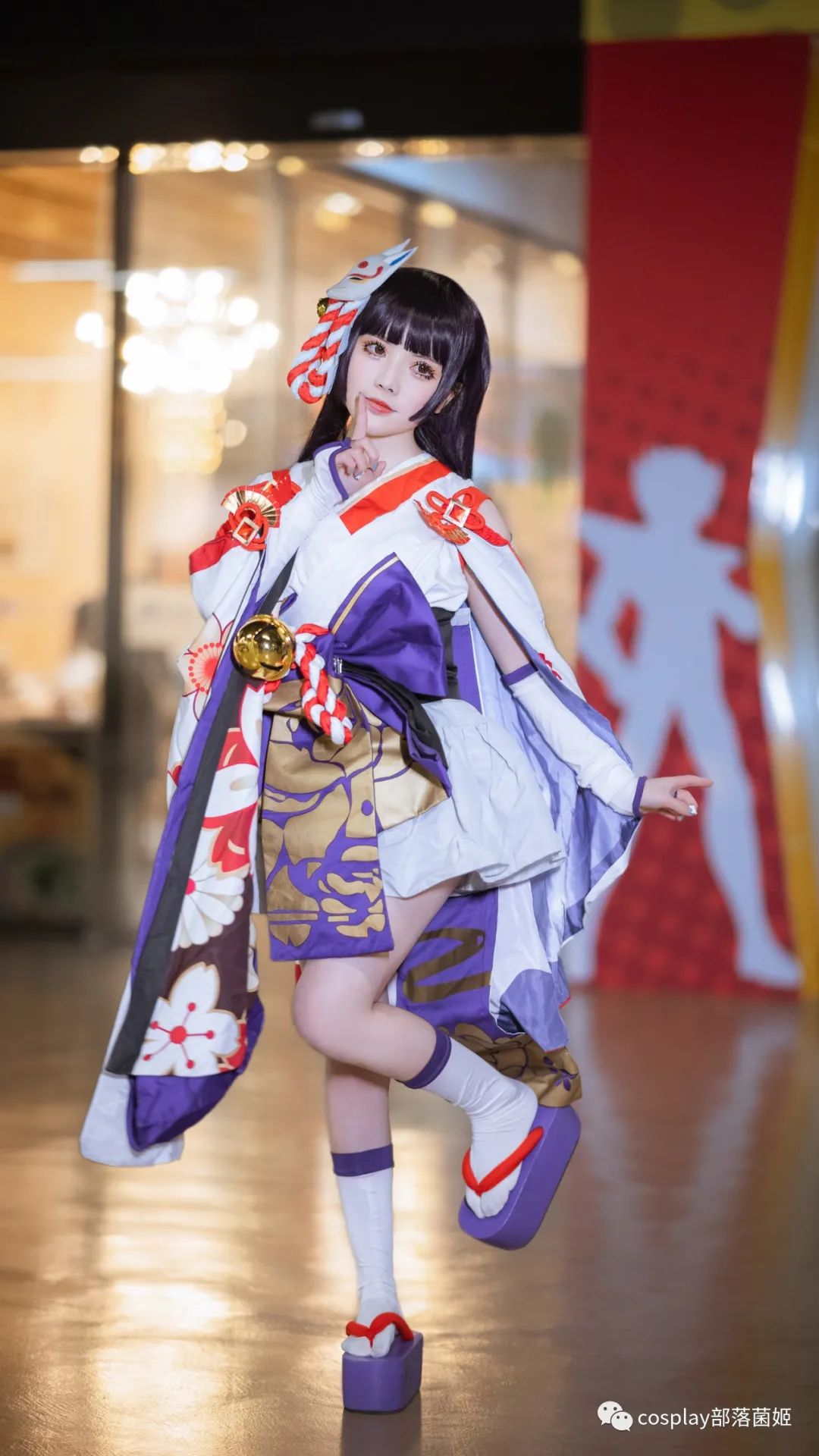 阴阳师|cos：阴阳师雪女月见之樱cos正片@伊樱丫