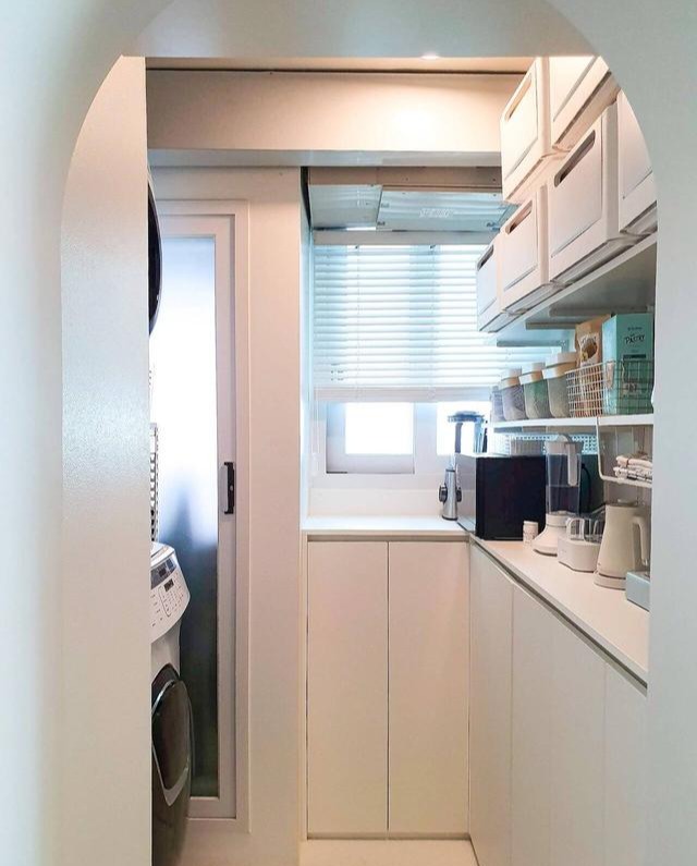 装修选择了“去客厅化”很有远见,只放一张桌子,119㎡显大显亮!