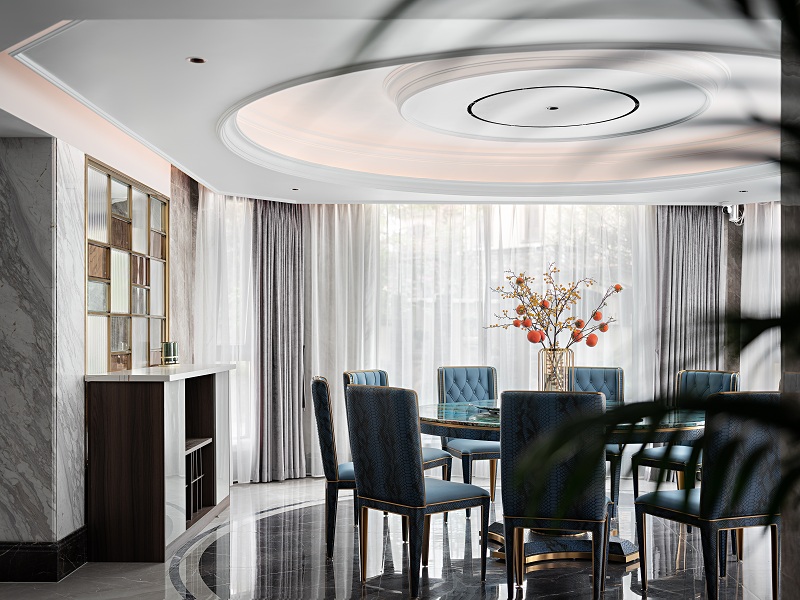 大咖设计|桂林杰特装饰闫晶晶案例欣赏 轻奢风独栋别墅实景