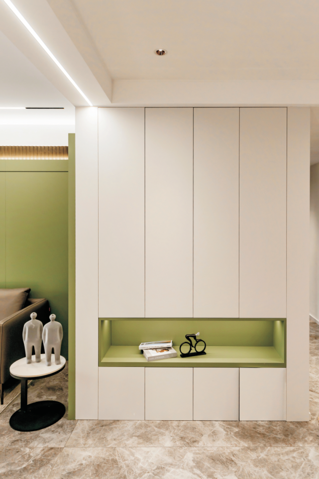 130㎡现代简约森系住宅,依旧保留着烟火气