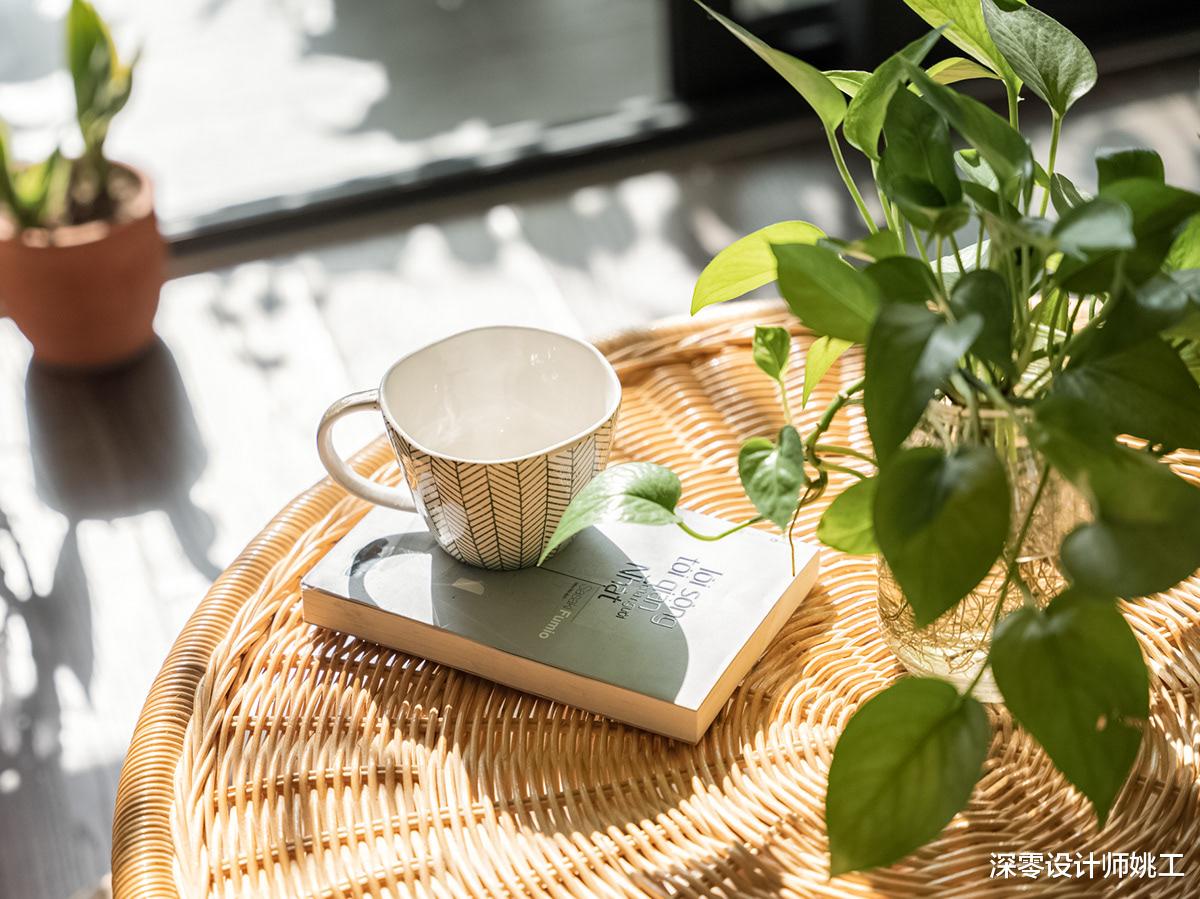 看到她家102㎡三居室我慕了，米色贯穿全屋，绿植作点缀满满生机感