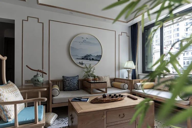 30年房龄老宅华丽变身：100㎡诗情画意新中式，干净澄明超有品