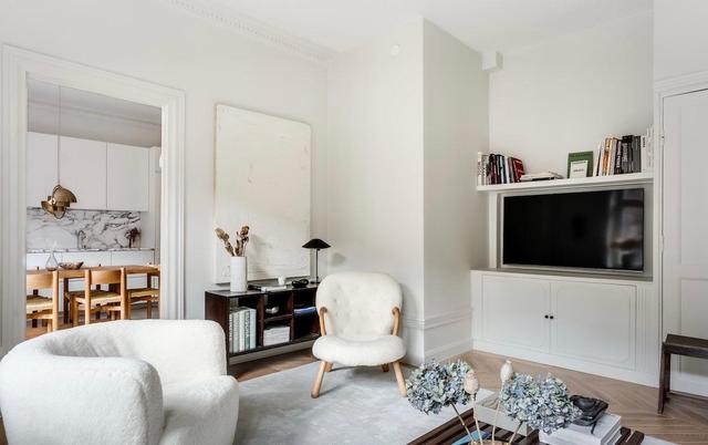 斯德哥尔摩62平公寓，干净无杂乱之感，展现北欧风的简约生活情调