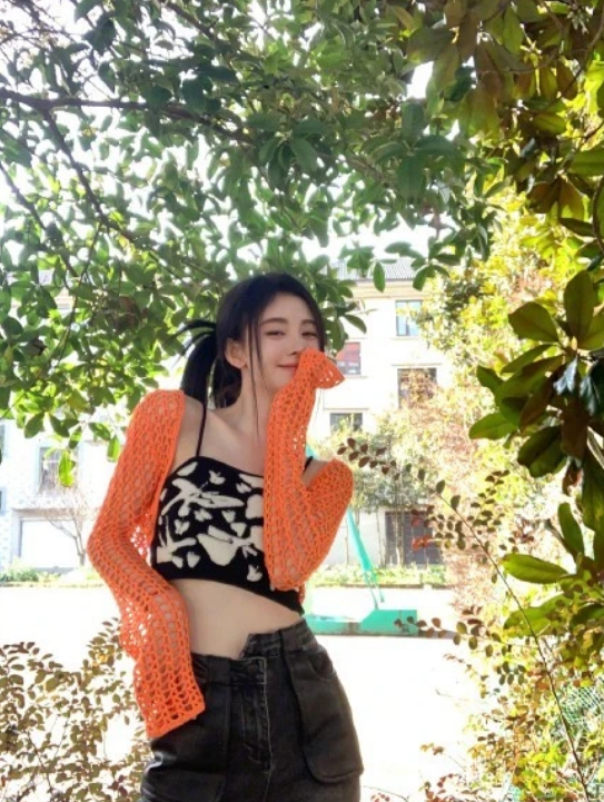 李荣浩|鞠婧祎突然夏天,晒橘色九宫格,鞠式美学又来袭!