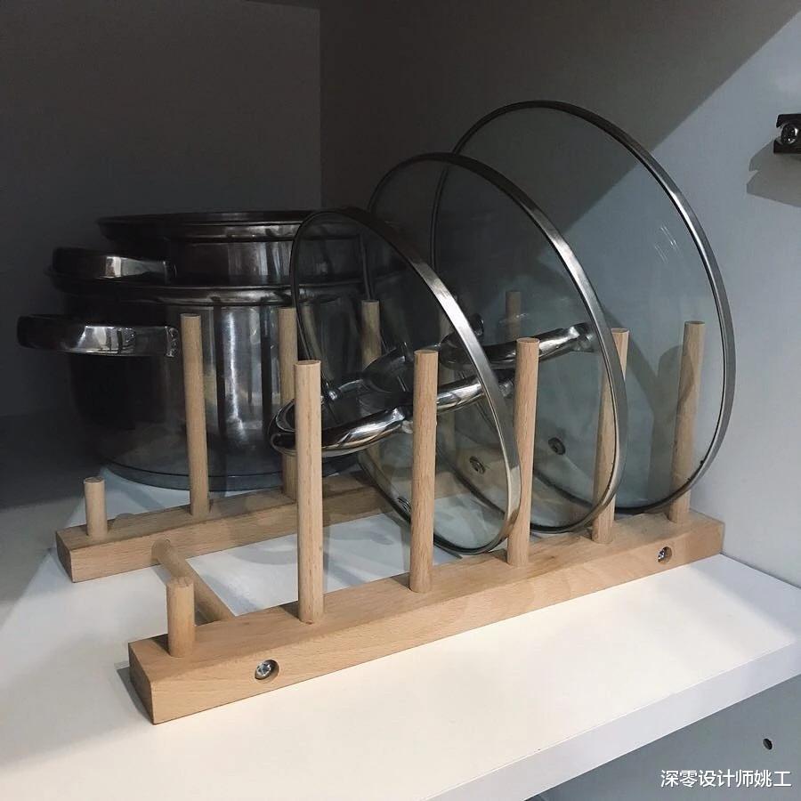 厨房太乱看着压抑?把这5招锅具收纳学回家,榨干每一寸空间