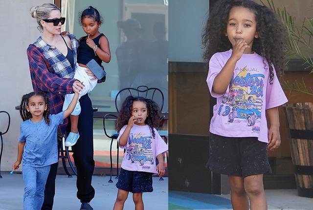 科勒·卡戴珊|科勒卡戴珊母爱泛滥，带三娃出门不带保镖，离婚后单亲妈妈太难了