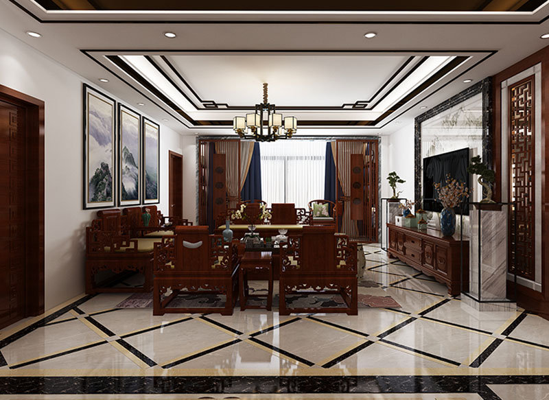 中式红木装修,是淡定与从容的诗意