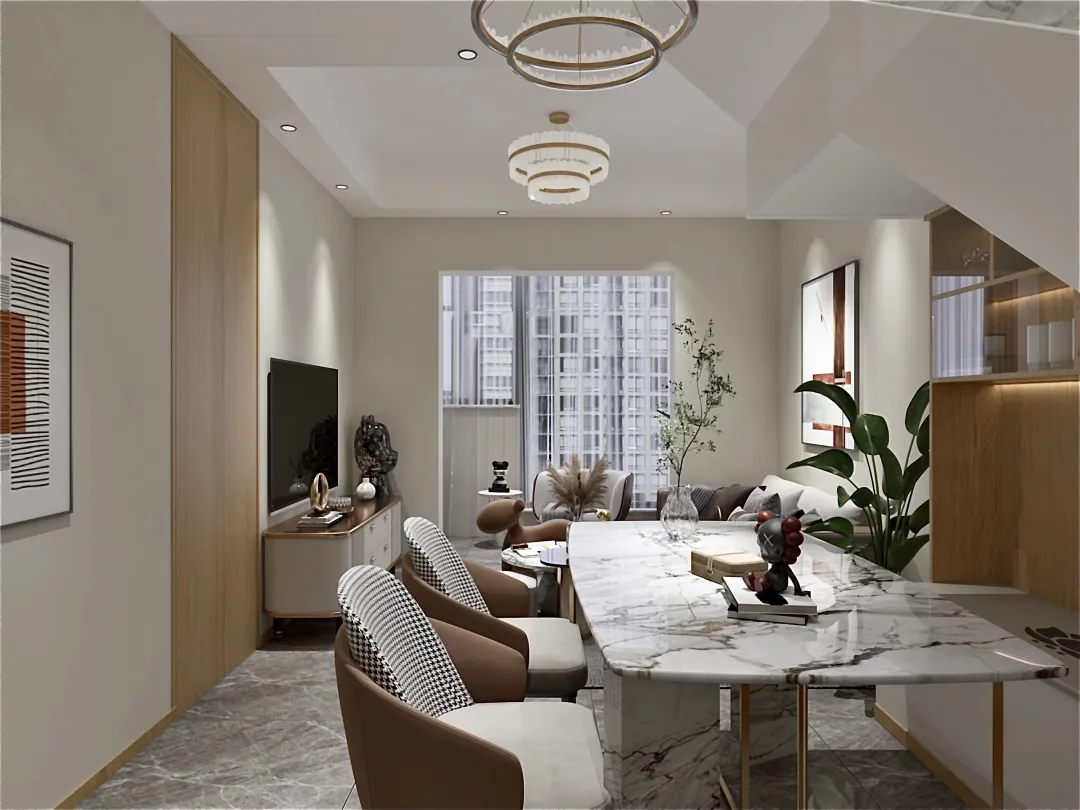 【鲁班装饰】华信悦峰76㎡现代简约,悠然自在