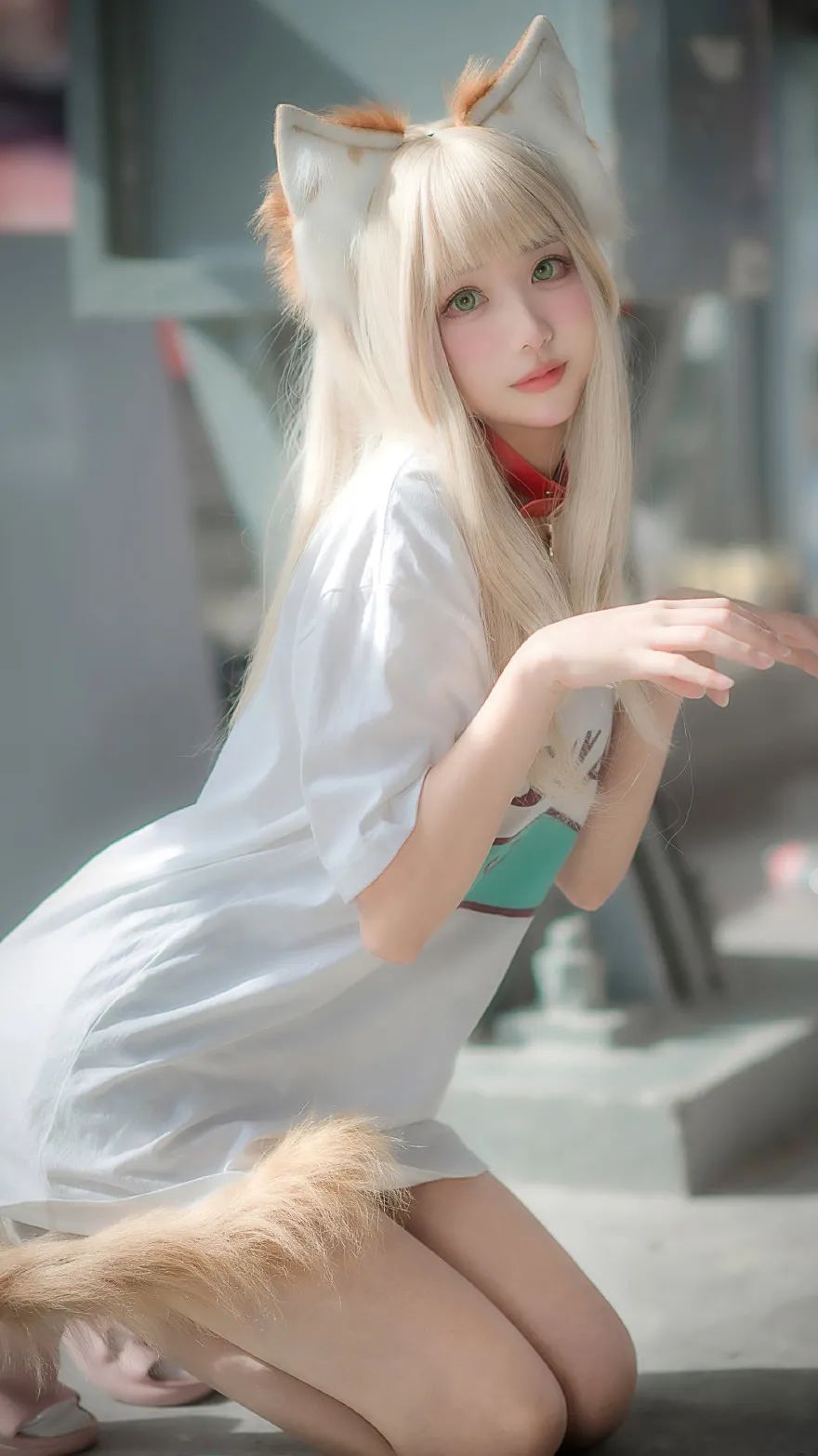 |cos:可爱的黄豆粉cos正片@猫幽怨