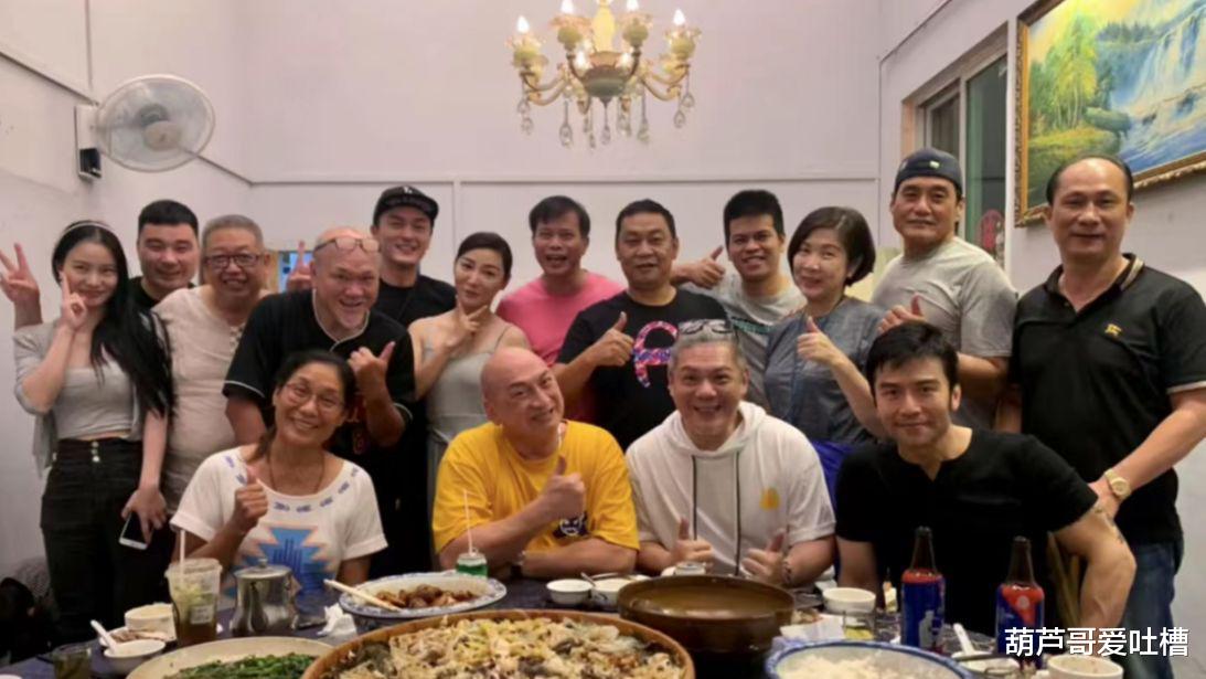 TVB|20位TVB老戏骨广州聚餐，汤镇业稳坐C位精神矍铄