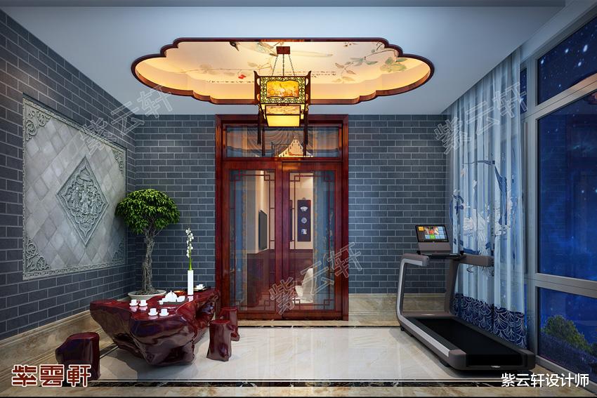 中式别墅红木装修,凸显浓郁的文化底蕴