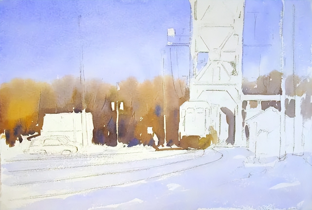 安迪|Andy Evansen(安迪)的水彩作品简约、明快、大气,非常有味道