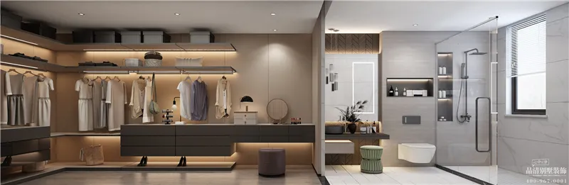 别墅装修 | 现代轻奢风格800平米案例赏析