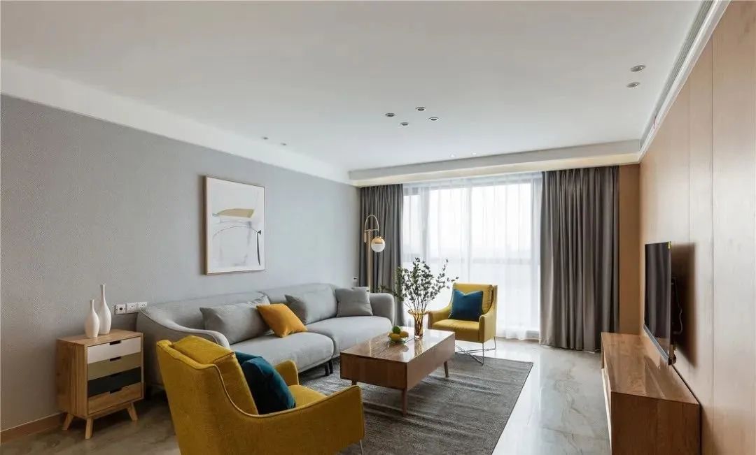 135㎡北欧家,原木+浅色调,休闲吧台实用又好看!