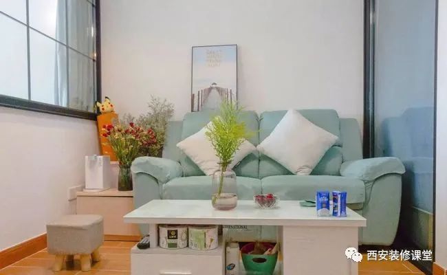 55㎡一室改两室，麻雀虽小五脏俱全