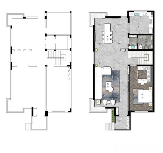 420㎡联排别墅,打造自然优雅的浪漫雅居,诠释生活趣味