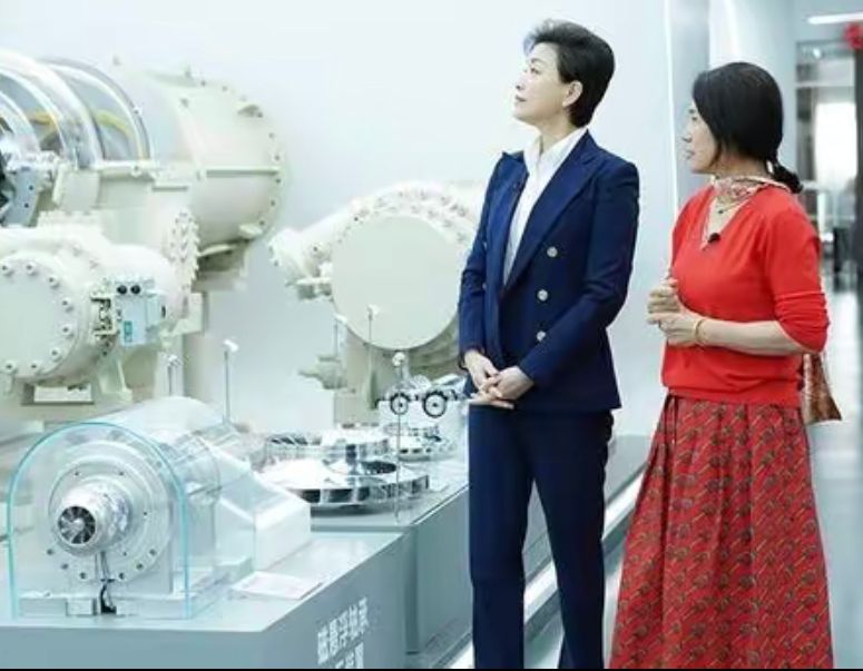 面膜 董明珠认真打扮，穿万元红裙优雅亮相，仍被杨澜一撮蓝发抢了镜