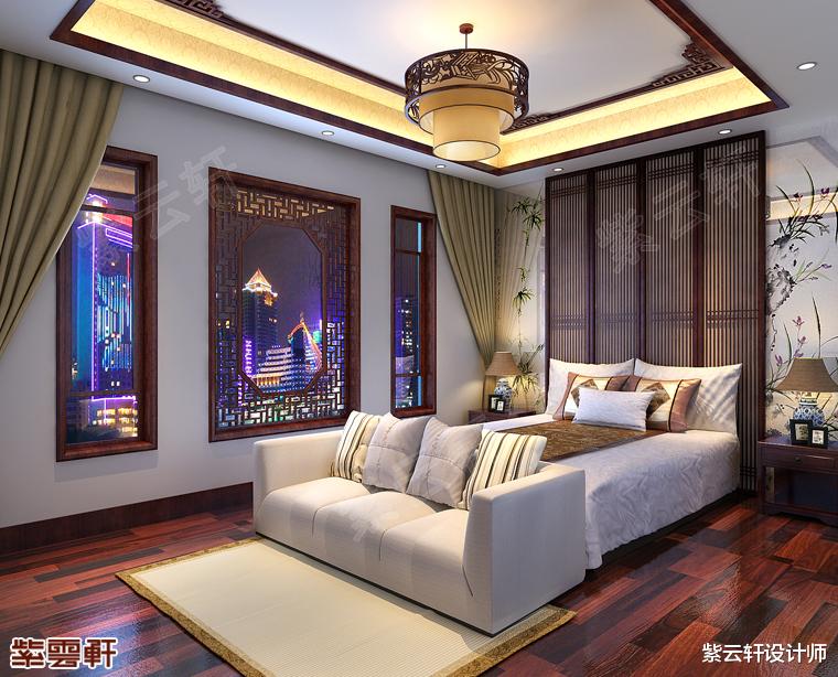 南京500㎡别墅古典中式风格,古风盎然,足慰风尘