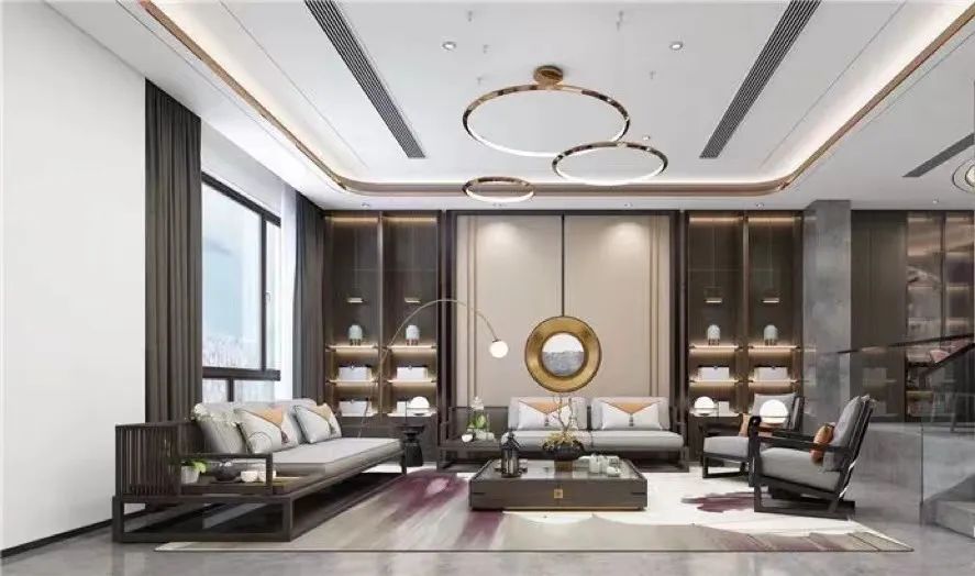别墅装修-现代轻奢风格450平米案例赏析