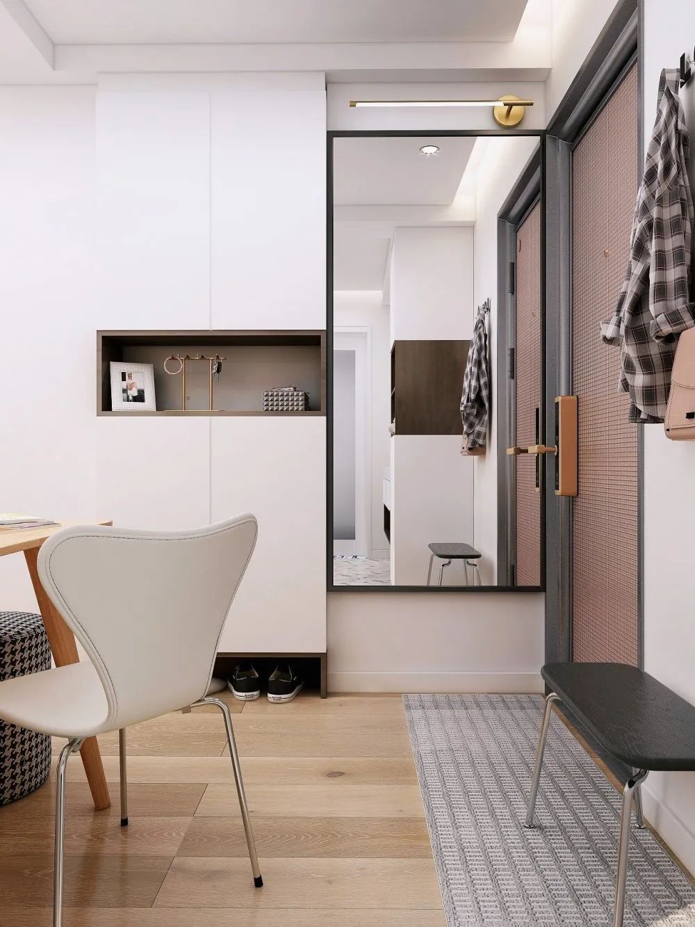 45平小破旧的一居室，巧变时尚舒适一人居！！