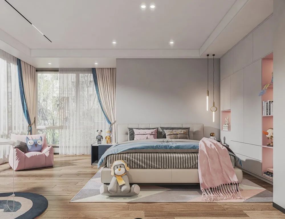 136平现代勾勒出时尚大气感,平淡的生活也要格调满满!!