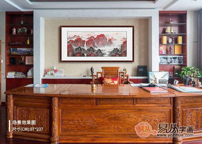 办公室装饰画怎么选 这些精美的山水画让您的办公环境焕然一新