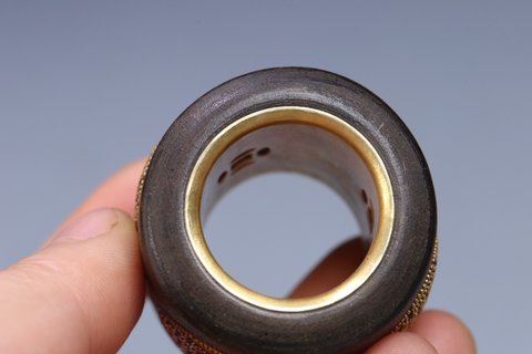 翡翠|清.老沉香扳指一枚