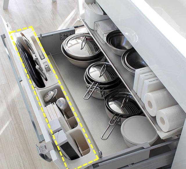 划重点,先搞懂厨房收纳“黄金区”,动线流畅,人性化设计更省力